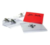 Announce 54 x 90 mm Combi Clip Name Badge, Pack of 50 Single