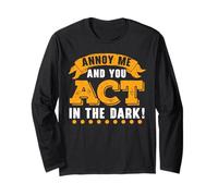Annoy Me And You Act in The Dark Theatre Regista Broadway Maglia a Manica