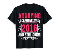 Annoying a vicenda da 2016 & Ancora Coppia sposata Maglietta