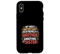Annoying My Sister My Brotherly Duty --- Custodia per iPhone X/XS