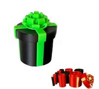 Annoying Nested Screw Gift Boxs, Box Prank Gift Boxes, Money Puzzle Boxes for Cash Gifts, Reusable Money Puzzle Prank Box for Cash & Surprises for Christmas & Fun Party Game (Black-E)