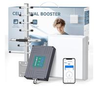 ANNTLENT Amplificatore Segnale Cellulare - Banda 20/8/1 Ripetitore GSM Amplificatore 4G 3G LTE Per la Casa Ufficio Ripetitore Segnale Cellulare Tutti Gli Operatori Copertura Fino