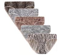 Anntry Intimo Senza Cuciture da Donna Mutandine Traspiranti Intimo Bikini a Vita Bassa Elasticizzato Morbido Confezione da 5 (S, Colore-1)