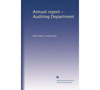 Annual report - Auditing Department (Volume 36)