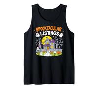 Annunci Spooktacular Divertente Agente immobiliare Halloween Canotta