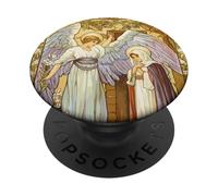 Annunciazione Beata Madre Maria San Gabriele Luca Cattolico PopSockets PopGrip Adesivo