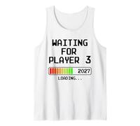 Annuncio di Gravidanza 2027 in Attesa del Giocatore 3 Dad Gamer Canotta