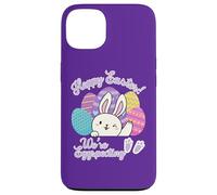 Annuncio di gravidanza Hoppy Easter We're Eggspecting Egg Custodia per iPhone 13