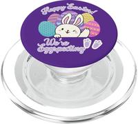 Annuncio di gravidanza Hoppy Easter We're Eggspecting Egg PopSockets PopGrip per MagSafe
