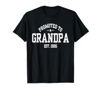 Annuncio di gravidanza Nuovo nonno promosso al nonno 2026 Maglietta