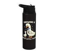 Annuncio di gravidanza Oca che cresce Mamma sciocca Stainless Steel Insulated Water Bottle