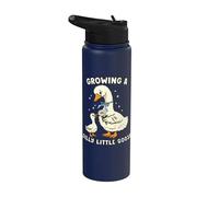 Annuncio di gravidanza Oca che cresce Mamma sciocca Stainless Steel Insulated Water Bottle