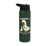 Annuncio di gravidanza Oca che cresce Mamma sciocca Stainless Steel Insulated Water Bottle