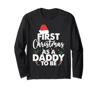 Annuncio di Gravidanza per Il Primo Natale da papà Maglia a Manica