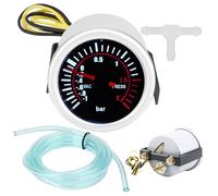 Annuncio di pressione di carico turbo - Luce Auto Unversal Bar Turbo Spinta Indicatore | Kit dispositivi di misurazione della pressione/vuoto della piastra | Sensore di rinforzo preciso, dispositivo