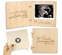 Annuncio gravidanza ai nonni e alla zia - Diventerete nonni - Diventerai zia - Idee per annunciare una gravidanza con dolcezza - Sorpresa gravidanza con ecografia | Mikito