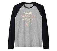 Annuncio sulla vita dei genitori a sorpresa umoristica del bambino non pianificato Maglia con Maniche Raglan