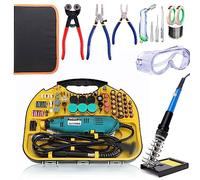 Annuod Kit di Utensili Professionale per Mosaico E Vetro, per Taglio Molatura; Base Premium per Vetrate Artistiche con Set Manuali per Il del Utensile Elettrico