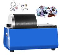 Annuod Lucidatrice per Rocce Lucidatrice per Gioielli Buratto, Lucidatrice A Barile da 2,3 kg Lucidatrice per Gioielli da 16 W per Lucidatura di Pietre Naturali/Metalli/Parti Rimozione della Ruggine