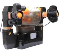 Annuod Macchina Robot da Ping Pong A Doppia Testa, con 36 Palline con Effetti Diversi, Robot da Ping Pong, Macchina Automatica per Palline per Allenamento, Frequenza delle Palline 40-70/min
