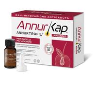 Annurkap Advanced - Fiale coadiuvanti anticaduta per il rinforzo dei capelli, 12 fiale da 7 ml