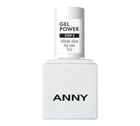 ANNY Gel Power Infinite Shine Top Coat - Top Coat per finitura gel brillante senza lampada UV - 8 ml
