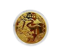 Año Lunar de la Moneda de la Serpiente, Moneda Retro de Serpiente Tradicional China | Exquisito símbolo de moneda coleccionable de prosperidad,Moneda de serpiente, moneda Retro resistente de lámina do
