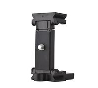 Anoder AD-06 Supporto universale per treppiede telefono 2 in 1 e piastra di rapido smontaggio con Cold Shoe foro a vite da 4 pollice livello bolla smartphone vlog streaming live videoconferenze online