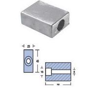 ANODO A CUBO SERIE JOHNSON 60-280 HP V4-V6 EVINRUDE 60 280 HP V4V6 PESO 0,33 kg