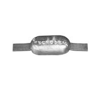 ANODO A SALDARE OVALE CON INSERTO 1 KG ZINCO MS 0003010