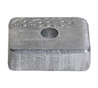 Anodo alluminio Mercury 4/5/6 HP - 1 PZ - 43.433.04 - 4343304