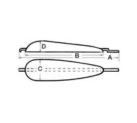 Anodo da saldare 5000 g Zinco - 1 PZ - 43.911.00 - 4391100