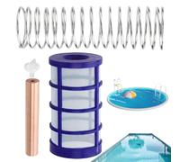 Anodo di rame di ricambio per piscina solare, 10 x 6,7 x 6,7 cm, anodi di rame per purificatore per piscina, kit completo di anodi di rame, parte di ricambio per appassionati di nuoto, pulizia spa e