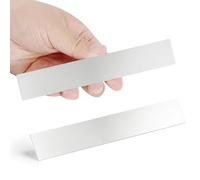 Anodo di Zinco Puro 2 Pezzi, 6 x 1 x 0,04 Pollici (19 GA) 99,99% Foglio per Zincatura Galvanica, Elettrodo ad Alta Purezza