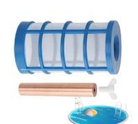Anodo In Rame Di Ricambio Per Ionizzatore Solare Per Piscine,Pulitore Acqua Galleggiante con Anodo in Rame | Completo Di Filtro A Cesto E Vite Ad Ala, Riduce Cloro E Irritazione Per Acqua Dolce E Salm