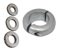 ANODO OLIVA BASSA FORO Ø 40mm SPESSORE 25mm PER ASSI ELICA