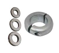 Anodo oliva bassa mm 25,4 1") Alluminio - 1 PZ - 43.803.26 - 4380326