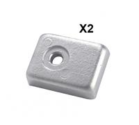 ANODO PIASTRINA PER MOTORI OMC 65/115 HP rif. or. 55320-95310-95311 KIT2PEZZI