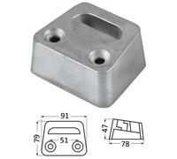 ANODO PIEDE OMC COBRA DUO PROP TIPO 3854130 ZINCO ANODI