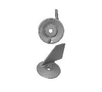 Anodo pinna Suzuki DT75<>85 (2T) DF40 - OMC/Johnson Evinrude 75-85-90HP