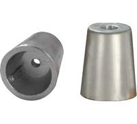 ANODO ZINCO INTERNO CONICO PER ASSE ELICA Ø 40mm TIPO RADICE