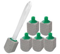 ANOMM 6 Pezzi Pietra Pomice Detergente WC, Pulizia Pietra Detergente Con 1 Manico, Pietra Per La Pulizia Della Toilette, Pumice Stone Per La Pulizia Della Toilette, Lavandino, Piscine, Cucine, Bagno