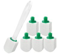 ANOMM 6 Pezzi Pietra Pomice Detergente WC, Pulizia Pietra Detergente Con 1 Manico, Pietra Per La Pulizia Della Toilette, Pumice Stone Per La Pulizia Della Toilette, Lavandino, Piscine, Cucine, Bagno