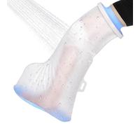 ANOMM Copertura Impermeabile a Gamba Intera per Doccia, Coprigesso Gamba Impermeabile Adulto, Riutilizzabile per le Ferite e le Bende Asciutta, Antiscivolo (Integrale)