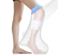 ANOMM Copertura Impermeabile Gesso Gamba, Protezione per Gamba Gesso Doccia Adulto, Protezione per Gesso Riutilizzabile per le Ferite e le Bende Asciutta(Adulta Polpaccio)