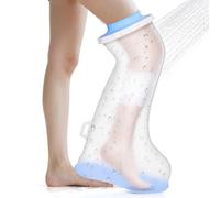 ANOMM Copertura Impermeabile Gesso Gamba, Protezione per Gamba Gesso Doccia Adulto, Protezione per Gesso Riutilizzabile per le Ferite e le Bende Asciutta, Antiscivolo (Adulta Polpaccio)