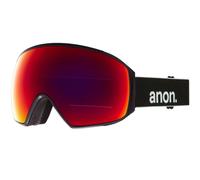 Anon M4 Mfi Toric Occhiali da Snowboard Con Disco E Maschera Sci Nero/Rosso