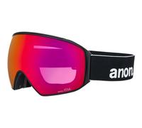 Anon - Maschera da sci/snowboard - M4 Toric Black Perceive Sun Red in Pelle - Nero