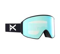 Anon Occhiali cilindrici M4 + lente bonus + maschera MFI, montatura: nero, lenti: Perceive Variable Blue (21% / S2), lenti di ricambio: Perceive Cloudy Pink (53% / S1)