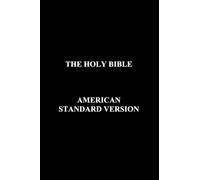 Anon. The Holy Bible American Standard Version (Copertina rigida)